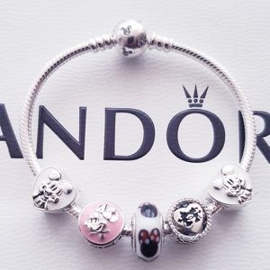 💫 6pc AUTHENTIC PANDORA DISNEY BRACELET SET